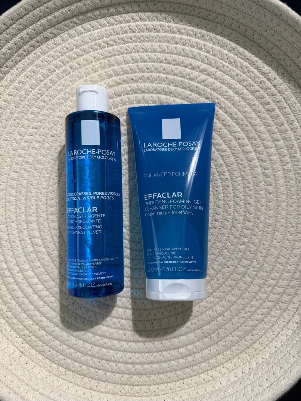La Roche-Posay Effaclar Purifying Gel Cleanser & Toner Brand New - Full Sizes!